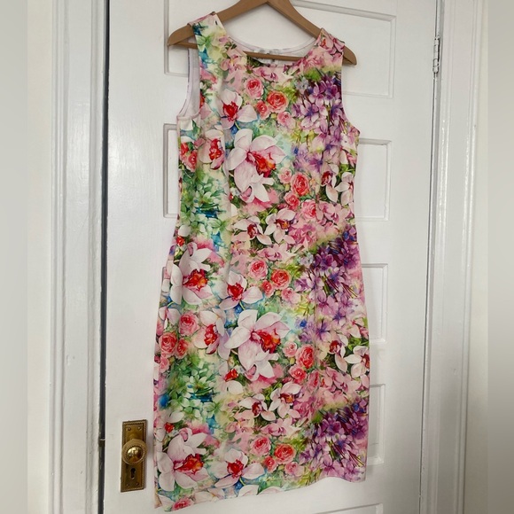 Joseph Ribkoff Dresses & Skirts - Joseph Ribkoff floral orchid summer shift dress
